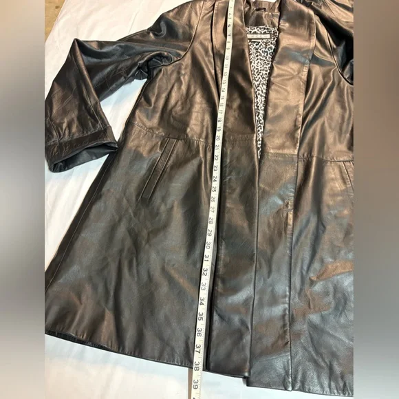 Preston & York Classic Black Leather Jacket - Picture 9 of 11